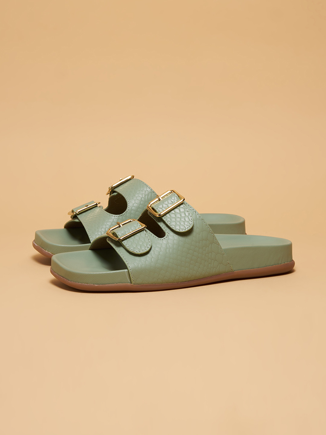 ERIDANI Alena Buckle Flats