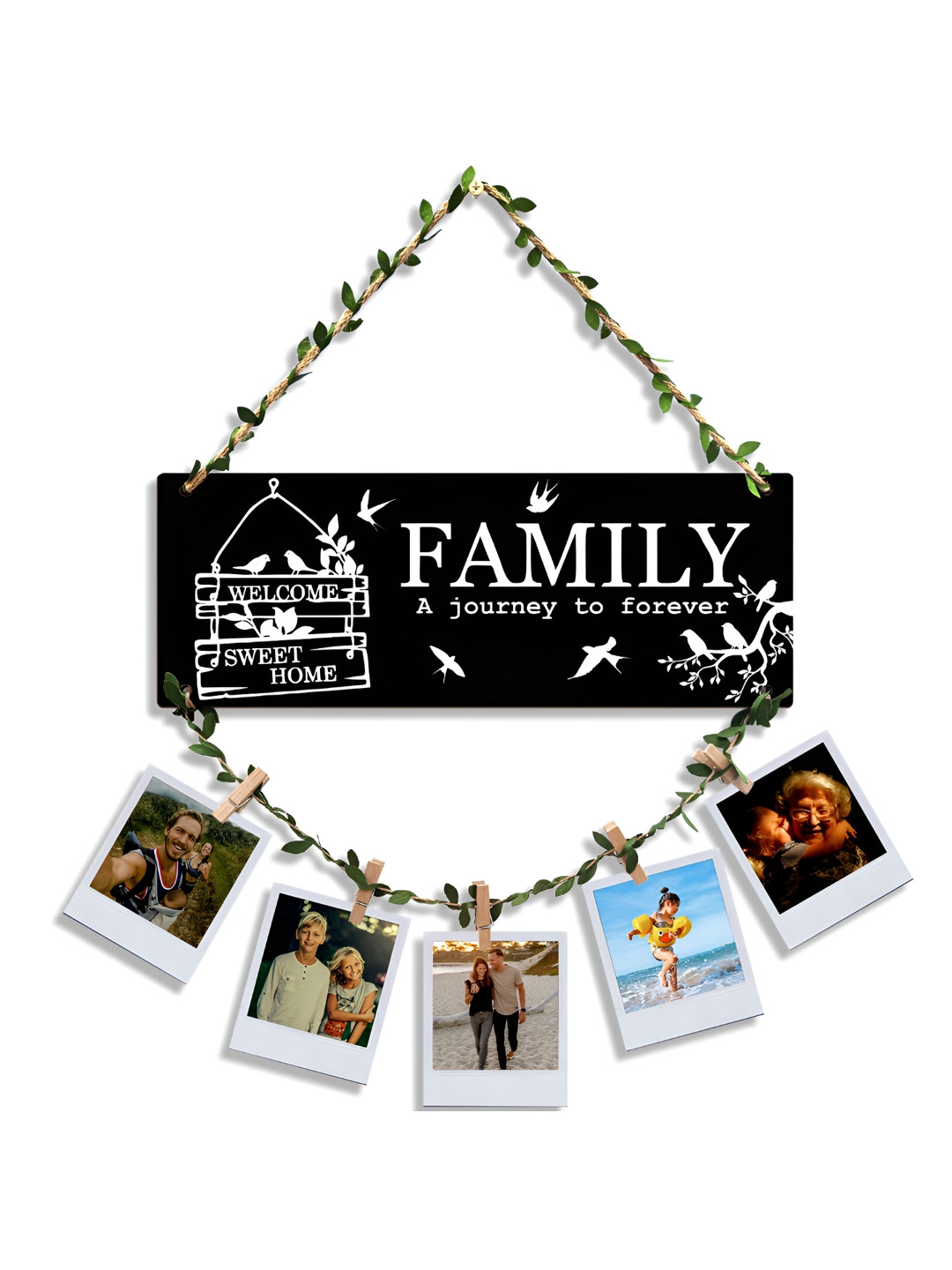 SEHAZ ARTWORKS Wood Matte Hall Wall Hangings-16.1In