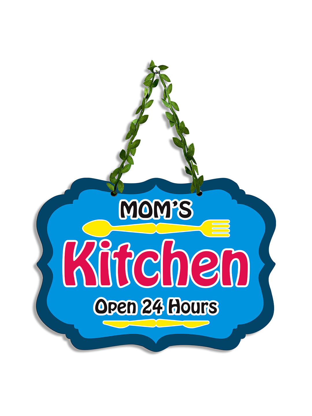 SEHAZ ARTWORKS Kitchen Decor Items Wood Matte Hanging Hall Wall Hangings-7.5In