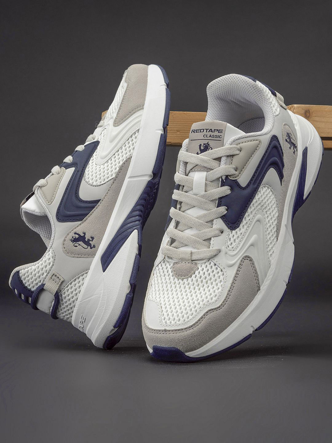 Red Tape Men Hustle Collection Colourblocked Lace-Ups Sneakers