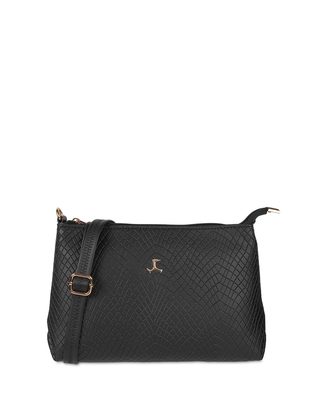 Mochi Women Textured Bowling Sling Bag