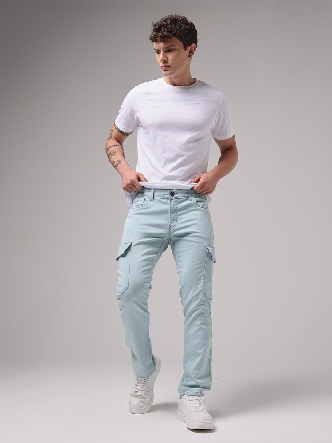 VUDU Men Smart Slim Fit Stretchable Jeans