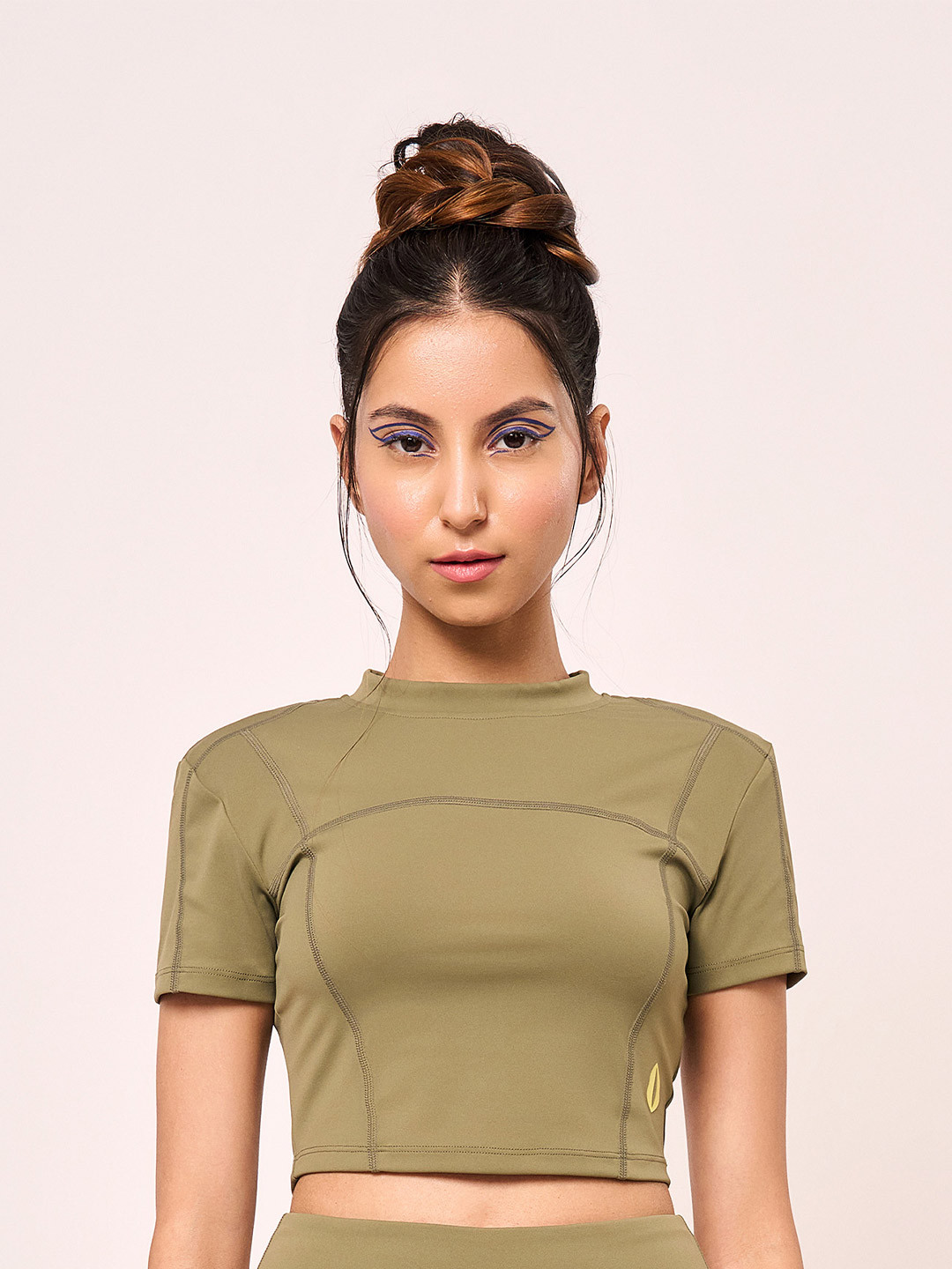 Sanity Women Cropped All Workouts Active T-Shirt