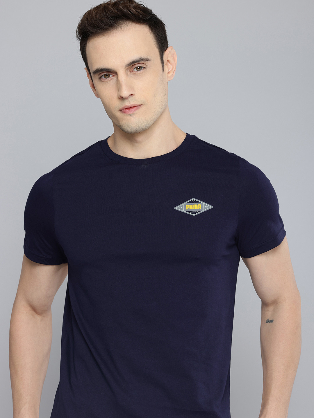 Puma Small Graphic Pure Cotton Slim Fit T-shirt