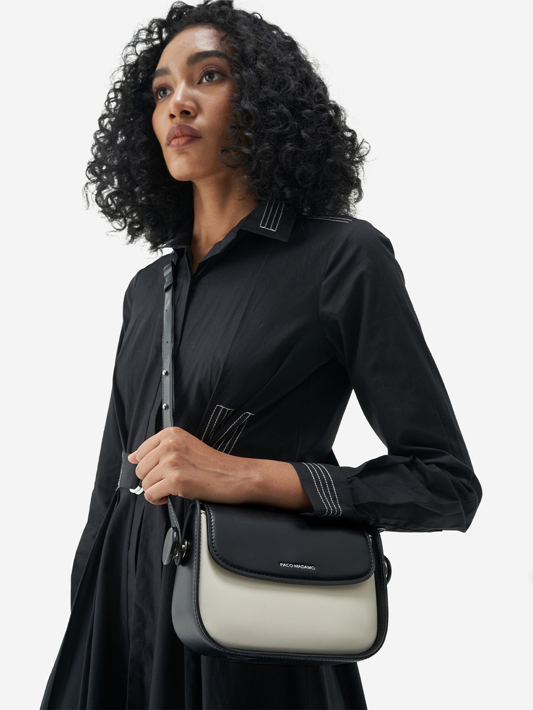 PACO MADAMO Women PU Structured crossbody Bag