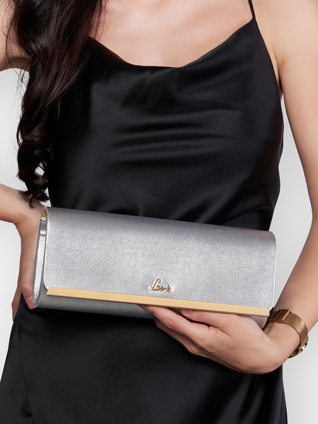 Lavie Dazzy Long Party Envelope Clutch
