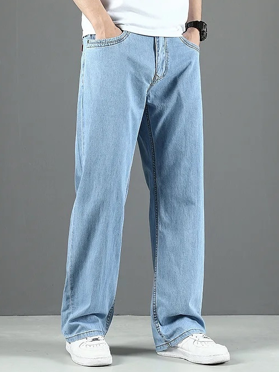 DENIMLOOK Men Cotton Relaxed Fit Stretchable Jeans