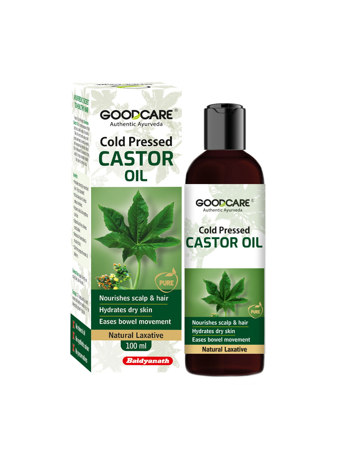 GOODCARE Pure Cold Pressed Natural Castor Oil - 200 ml