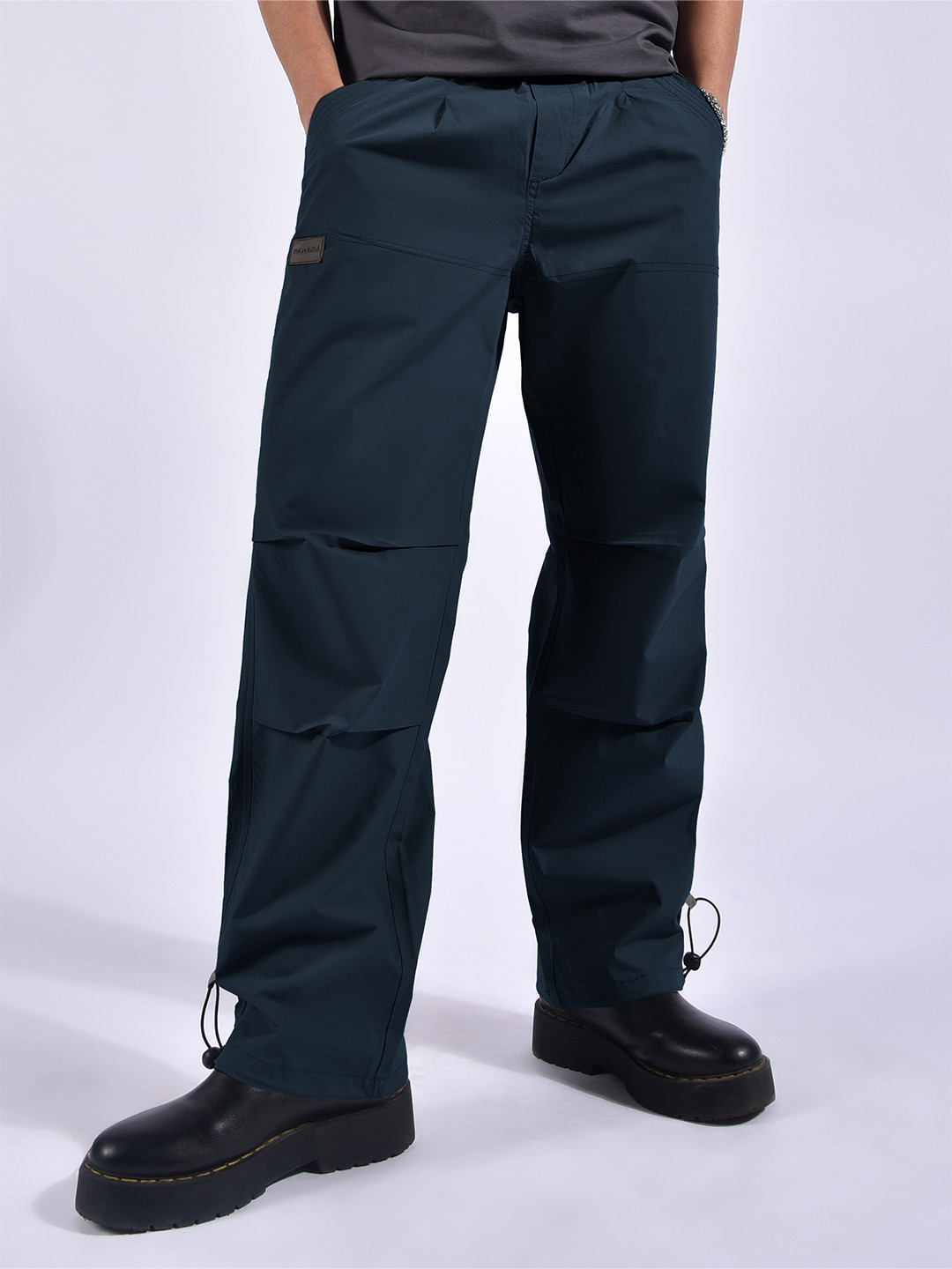 Beyoung Men Slant Pocket Cotton Trouser