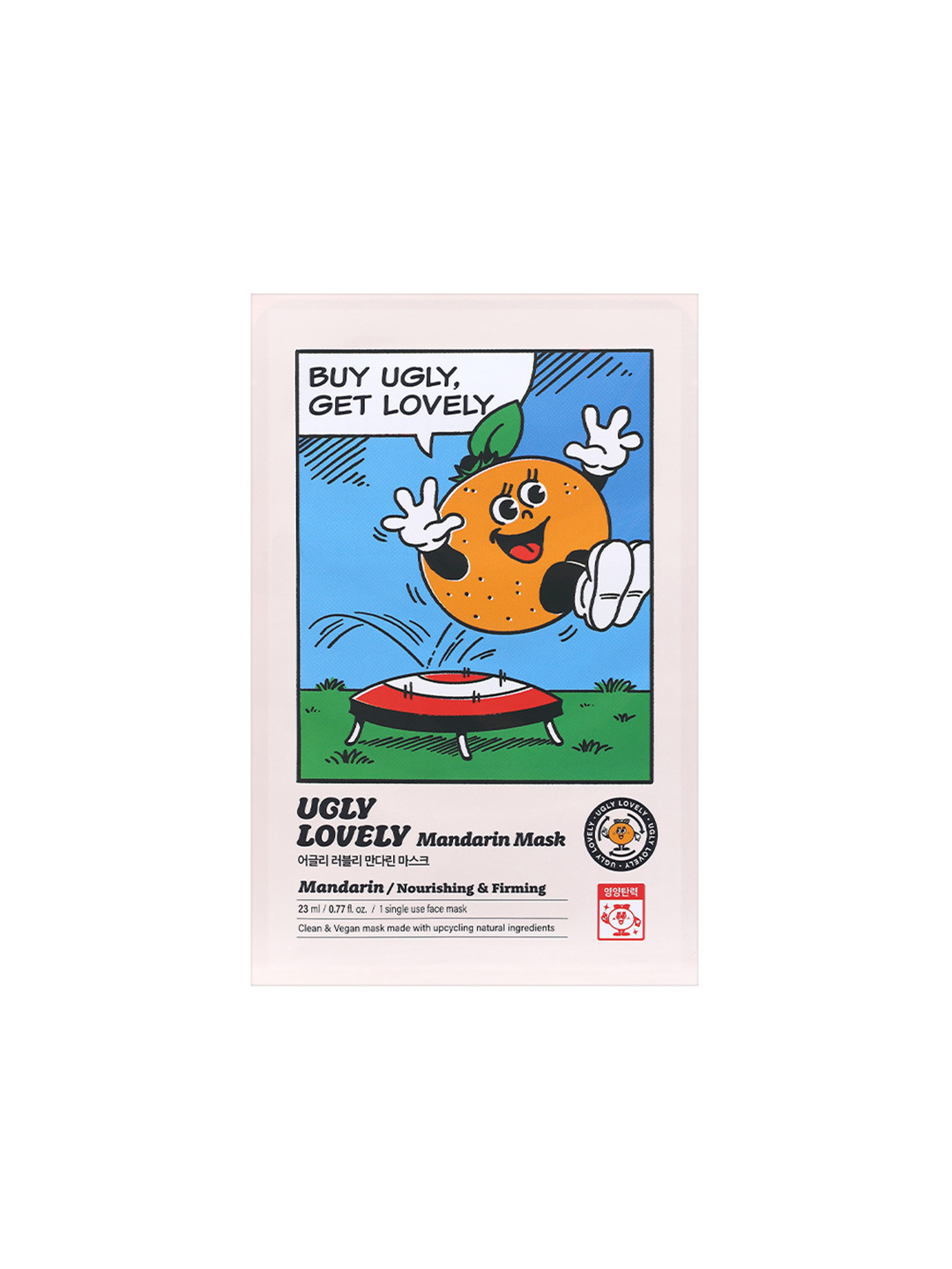 The Face Shop Ugly Lovely Mandarin Mask - 23 ml