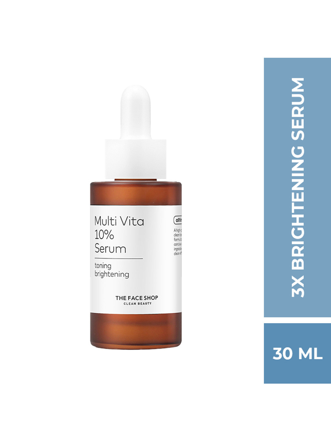 The Face Shop Multi Vita 10% Toning & Brightening Serum - 30 ml