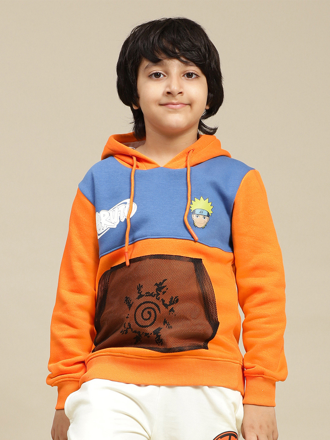Kids Ville Kids Boys Naruto Printed Hoodie