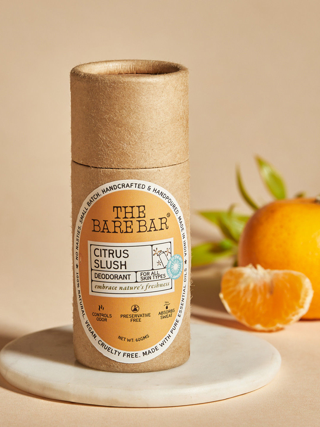The Bare Bar Citrus Slush Deodorant- 60 g