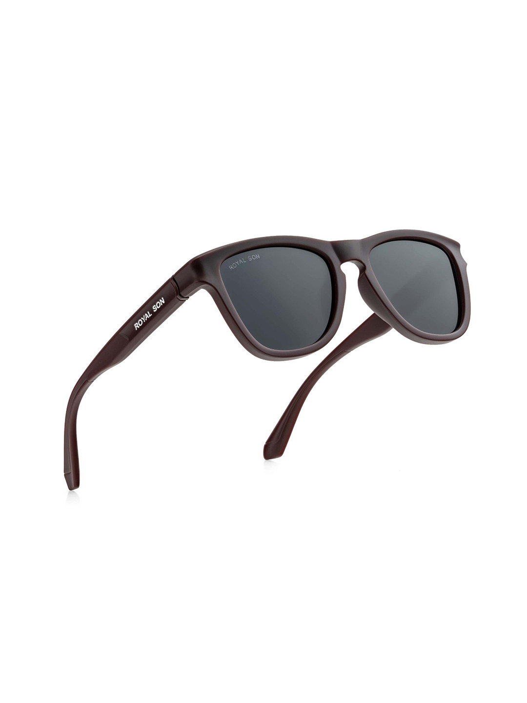 ROYAL SON Unisex Wayfarer Sunglasses with Polarised Lens SG-RS2020-C6-Black