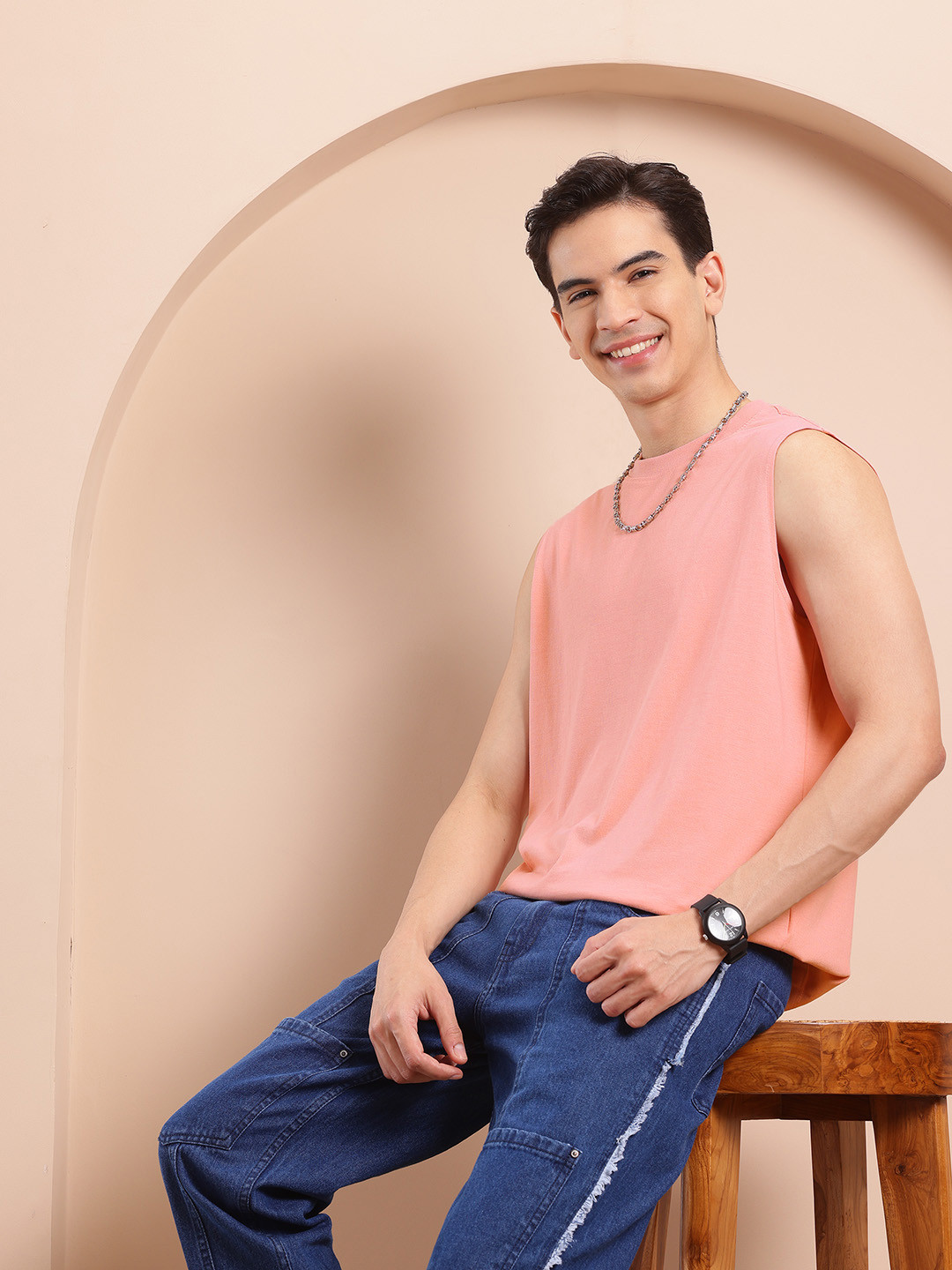 Mast & Harbour Men Relaxed Fit T-shirt