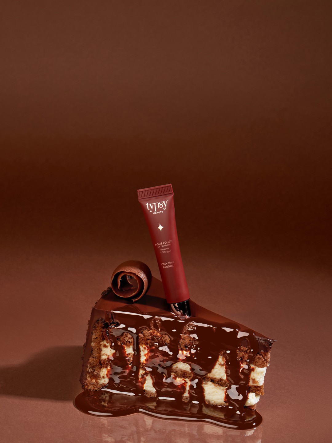 Typsy Beauty Pout Polish Peptide Lip Treatment Balm- 16g - Chocolate Fondant 05