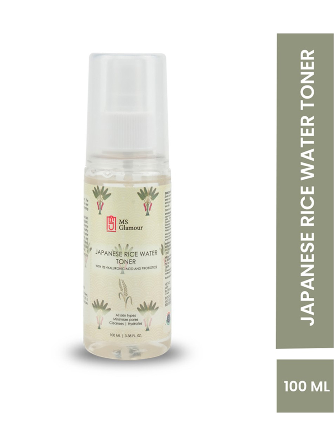 MS Glamour Japanese Rice Water Toner- 100 ml
