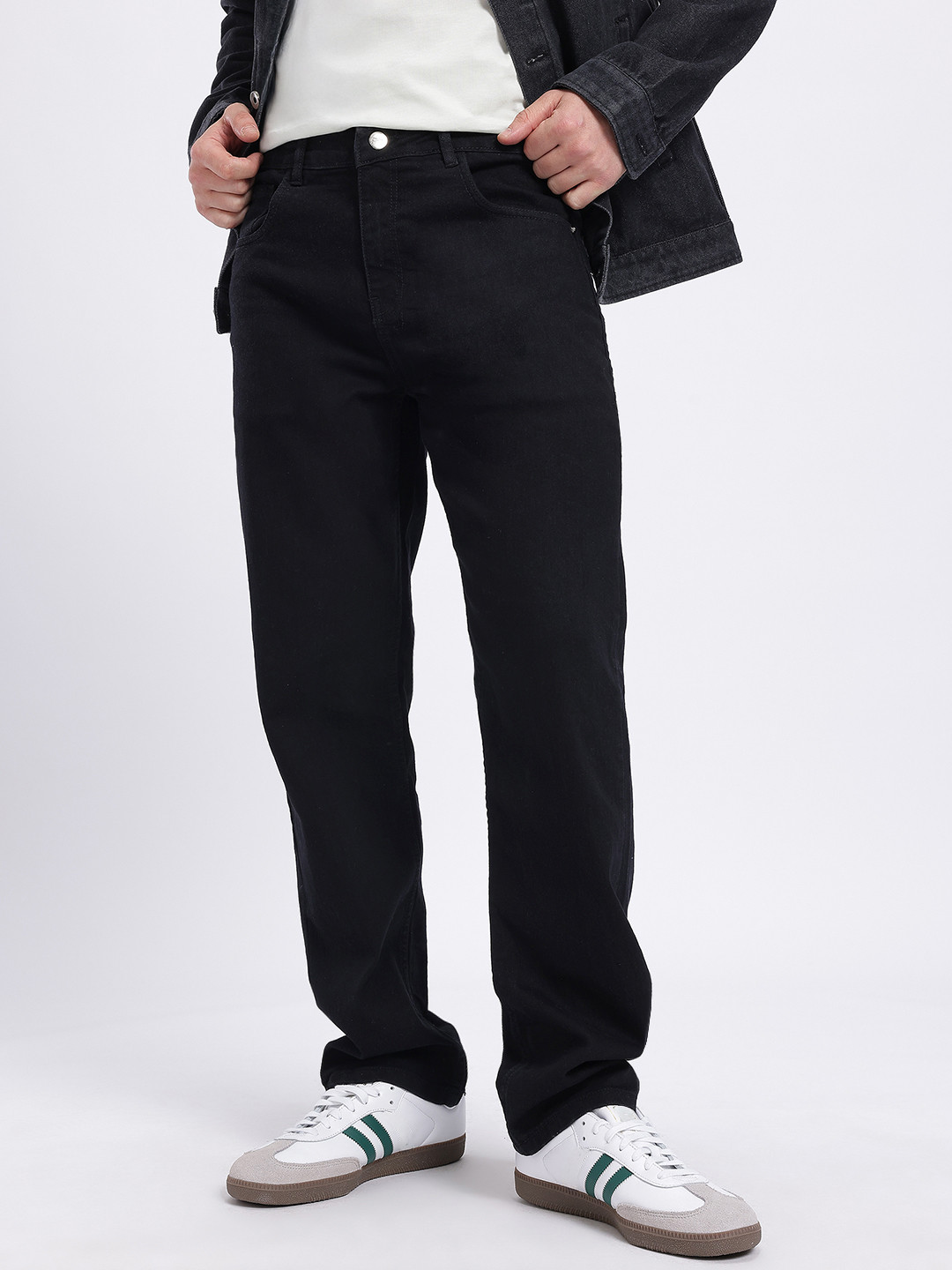 glitchez Men Mid-Rise Straight Fit Jeans