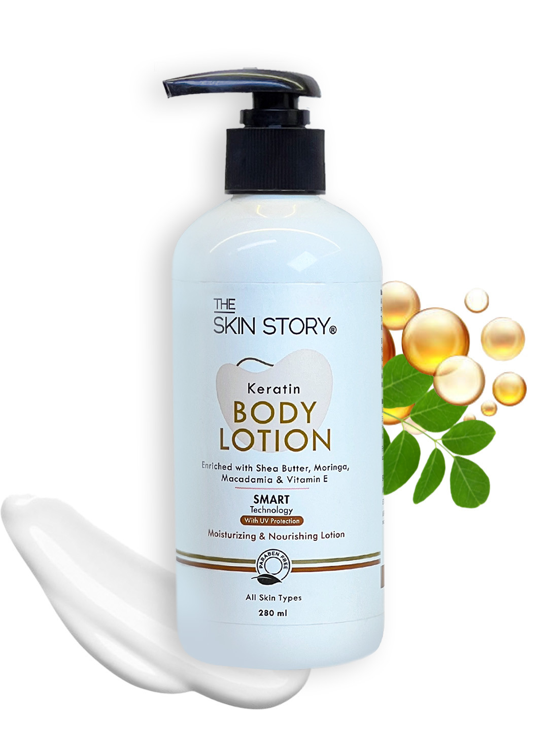 THE SKIN STORY UV Protection Keratin Shea Butter Body Lotion - 280 ml