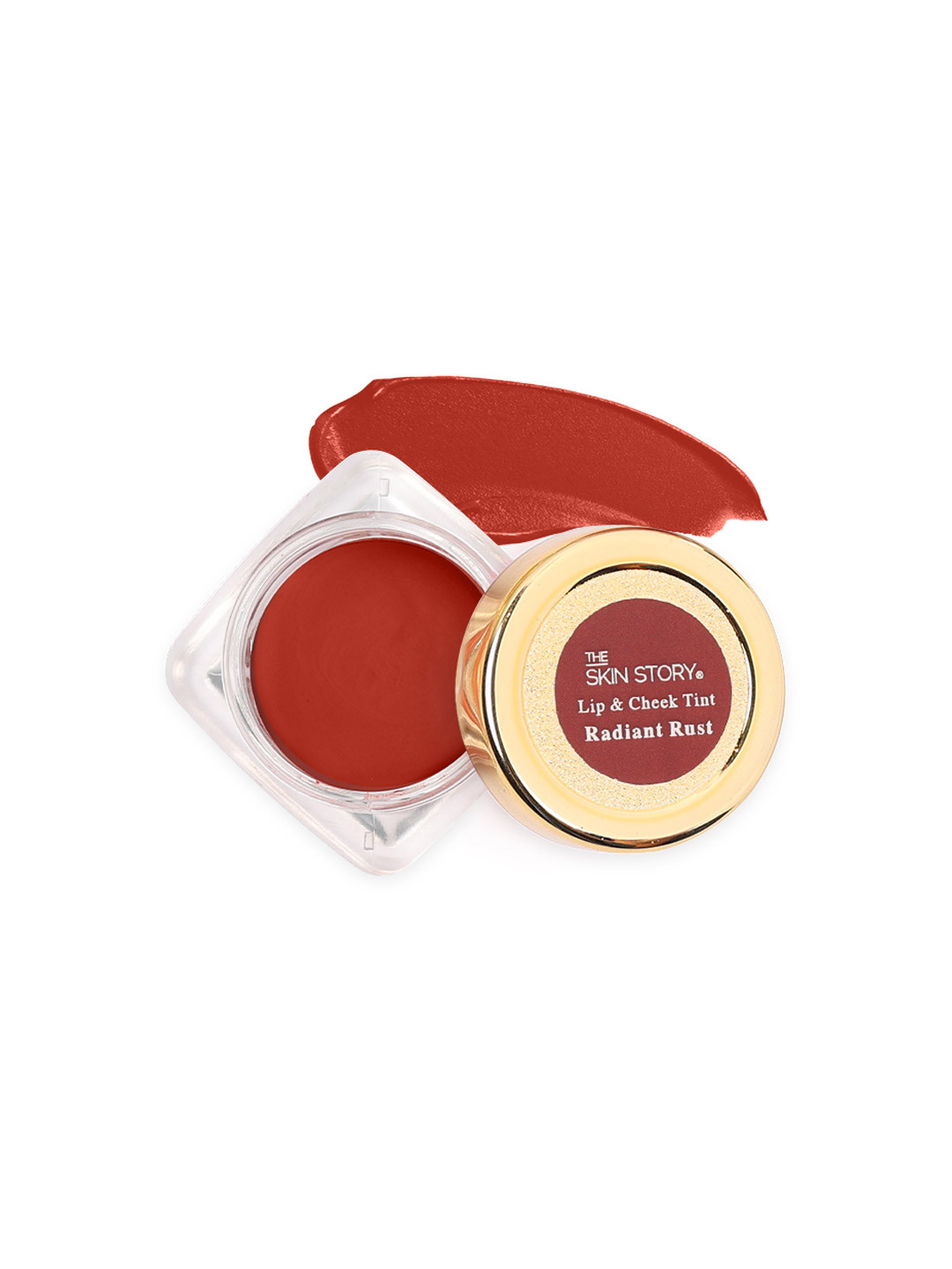 THE SKIN STORY Ayurvedic & Natural Lip & Cheek Tint Lipstick- Radiant Rust- 3g