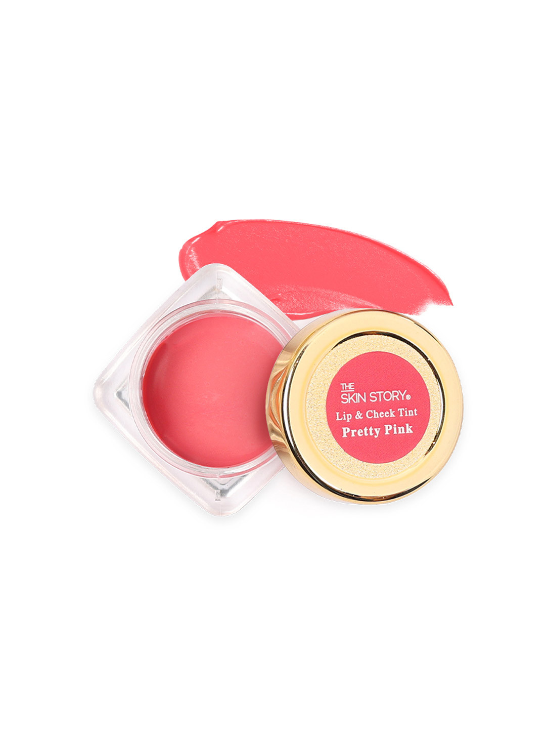 THE SKIN STORY Ayurvedic & Natural Lip & Cheek Tint With Vitamin E - 3 g - Pretty Pink