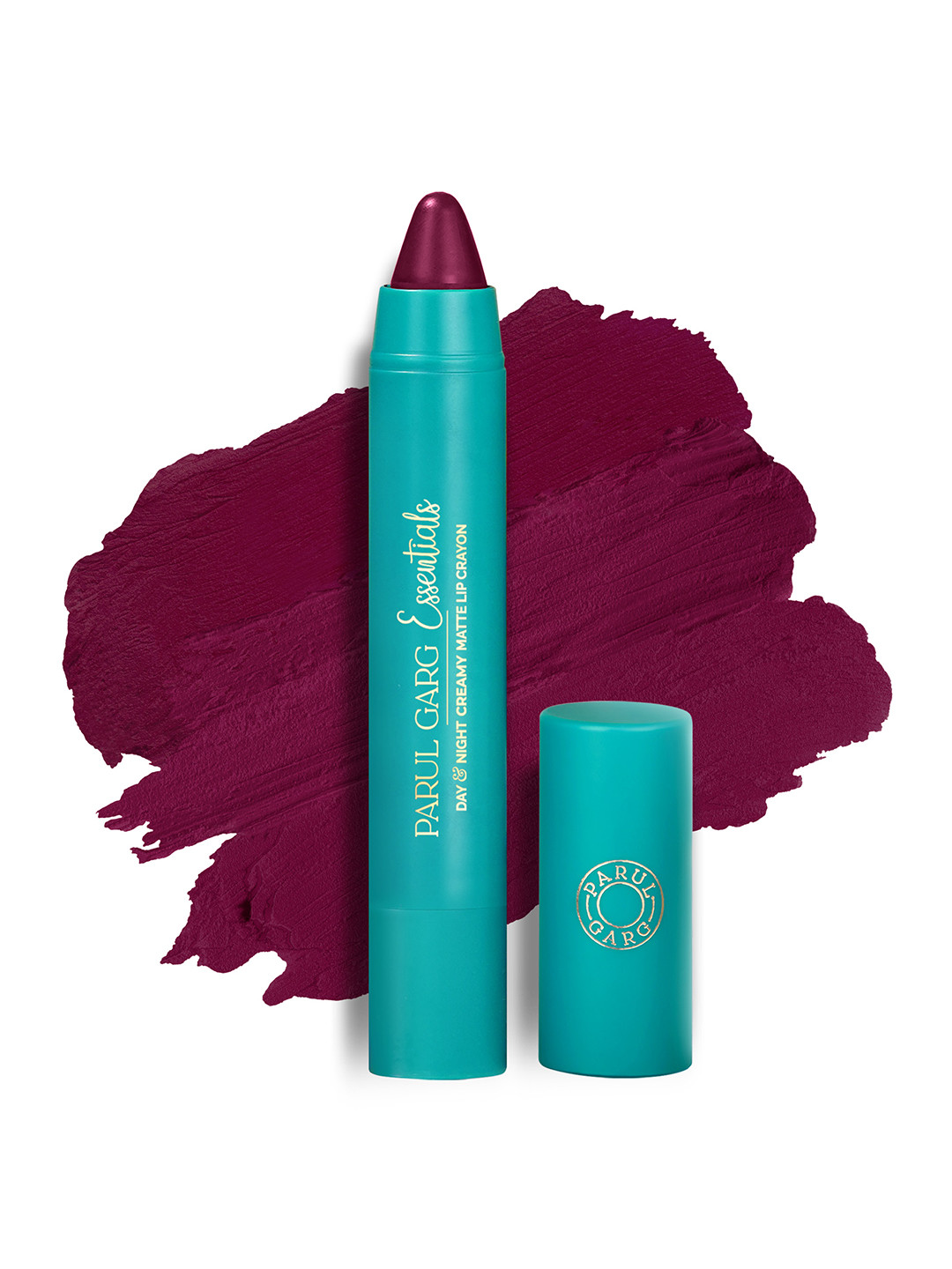 Parul Garg Creamy Matte Lip Crayon, Rich Pigment - Bold Beauty Deep Rich Wine