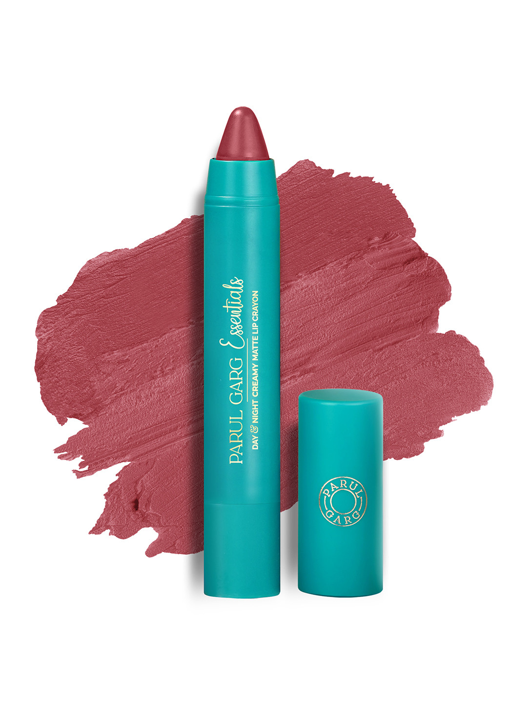 Parul Garg Creamy Matte Lip Crayon, Rich Pigment - Prom Queen Everyday Rose Pink