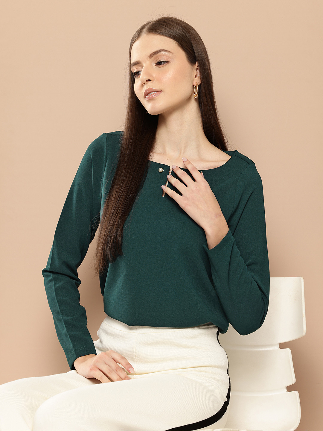 her by invictus Boat Neck Top