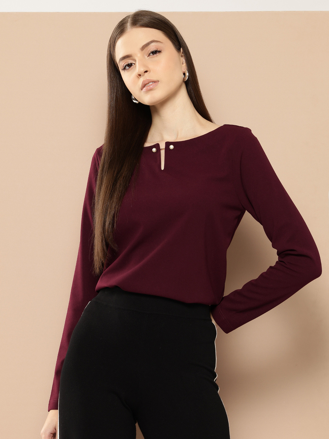 her by invictus Boat Neck Top