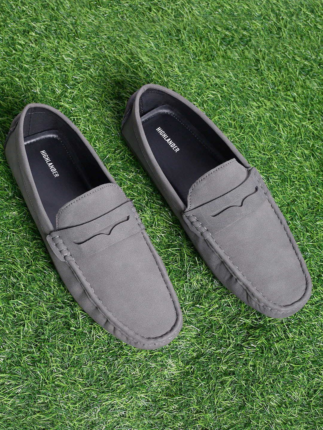 HIGHLANDER Men Slip-On Driving Lightweight Casual Shoes