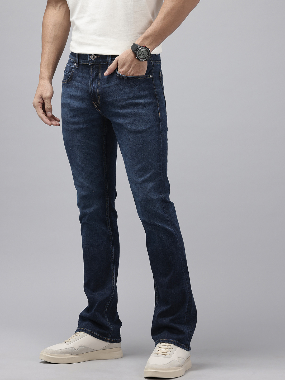 SPYKAR Men Rafter Low-Rise Light Fade Stretchable Jeans