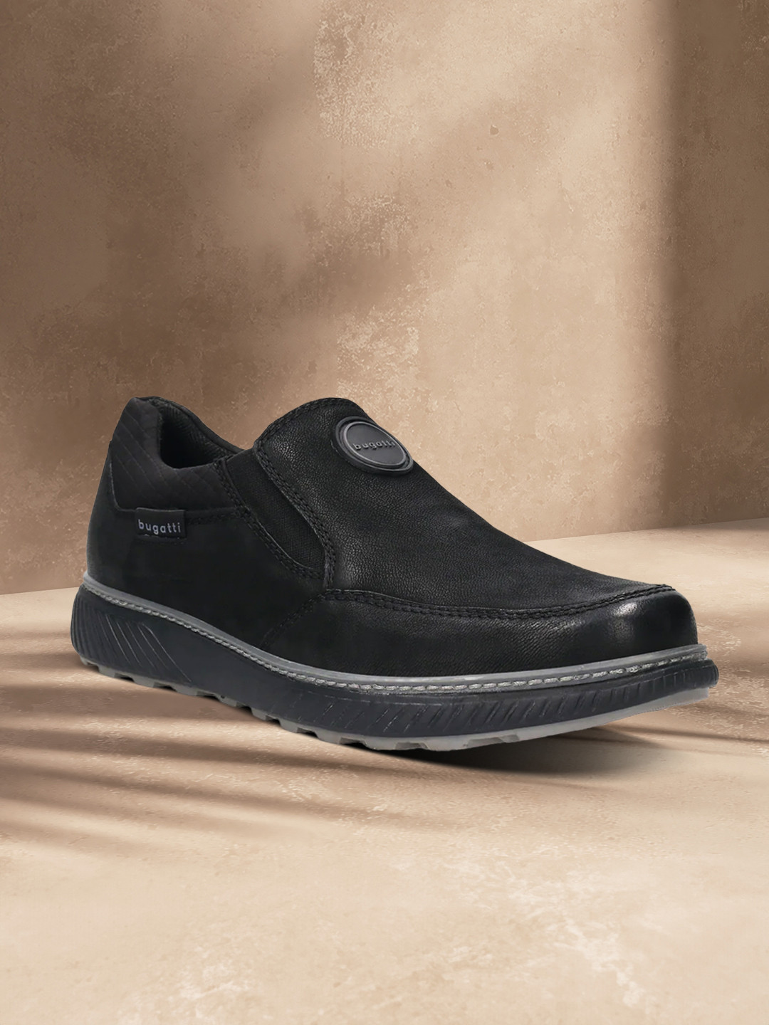 Bugatti Men Slip-On Textured Sneakers