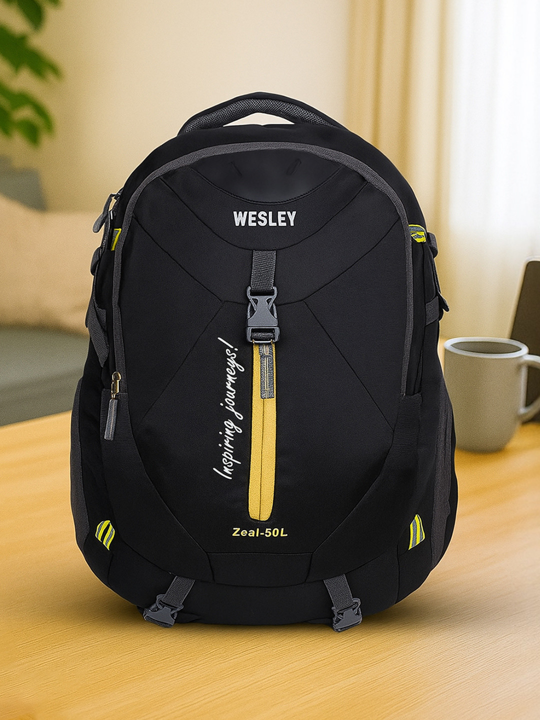 Wesley Unisex Typography Backpack