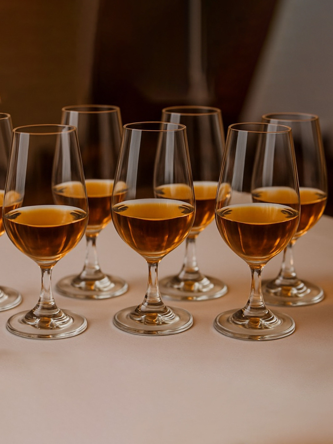 Smartserve Nosing Tasting Glasses Set of 6 Lead Free Stemmed Clear 150 ml