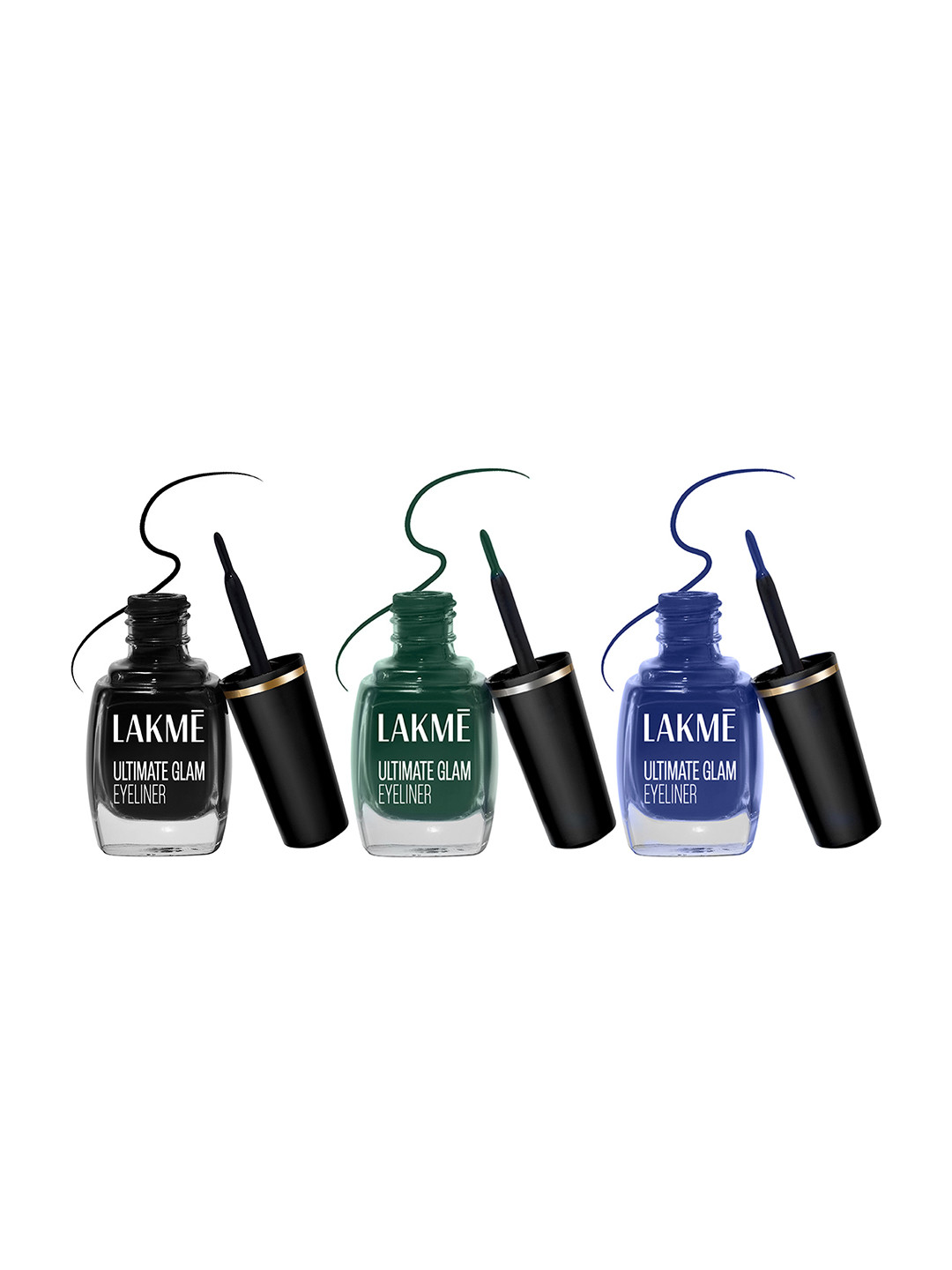 Lakme Set Of 3 Ultimate Glam Matte Eyeliner - 9ml