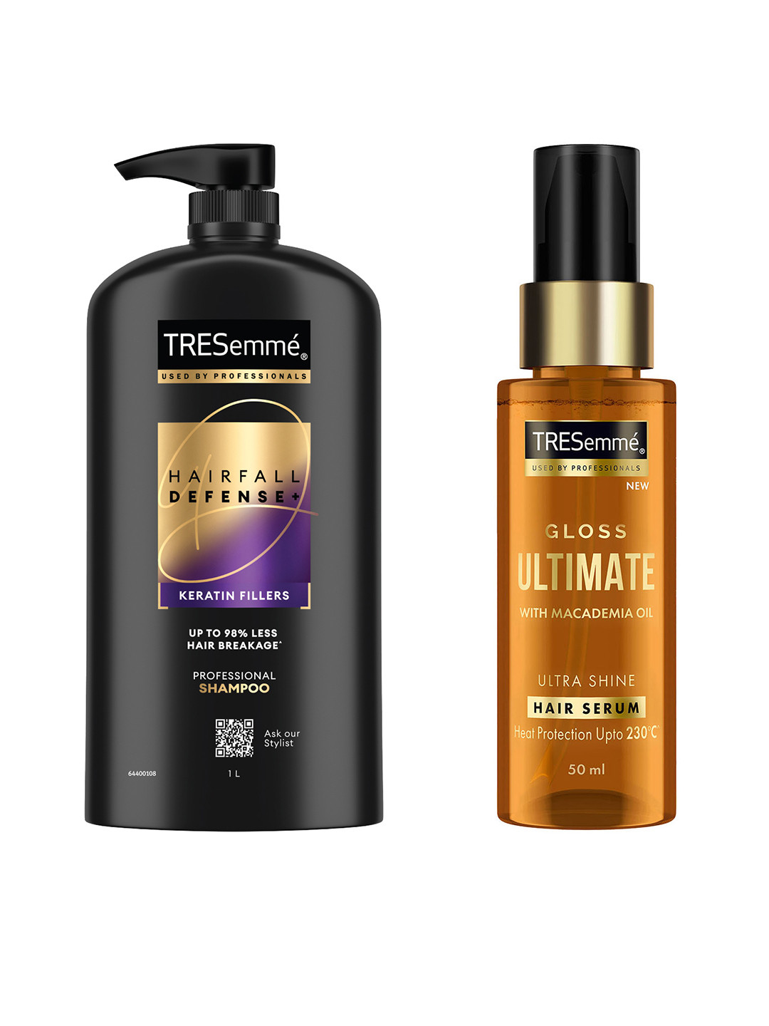TRESemme Set Of Hairfall Defense Hair Shampoo & Heat Protection Hair Serum