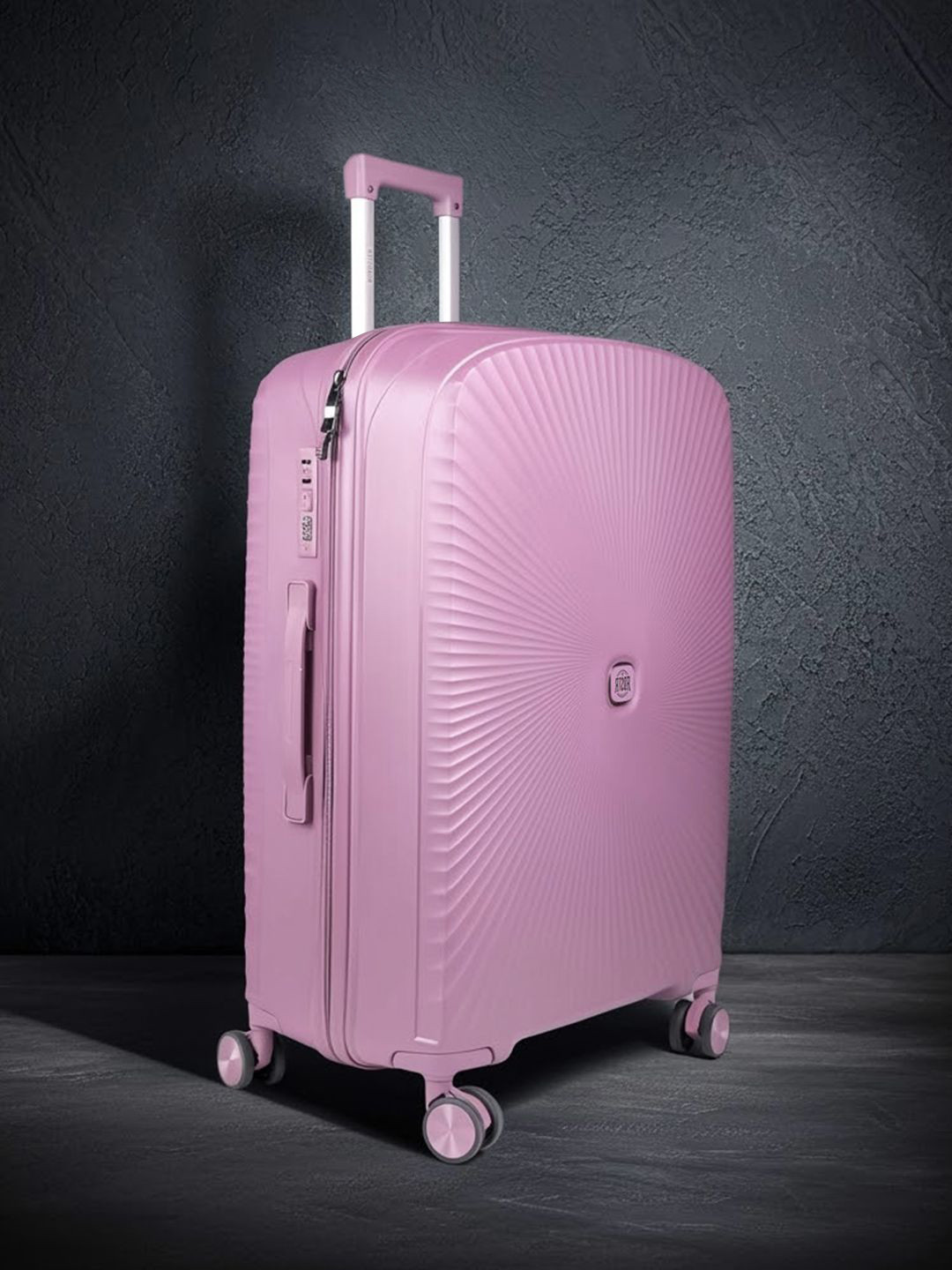 The Roadster Life Co. Textured 360 Degree Rotation Large Trolley Bag - 118.13L