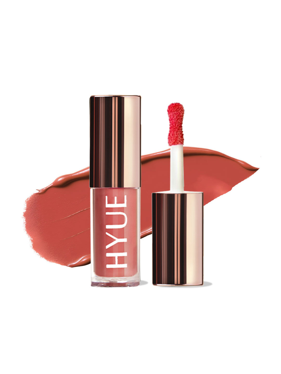 HYUE Hydra Matte Liquid Lipstick Terracotta Tease - With Jojoba and Almond Oil- 2.2ml