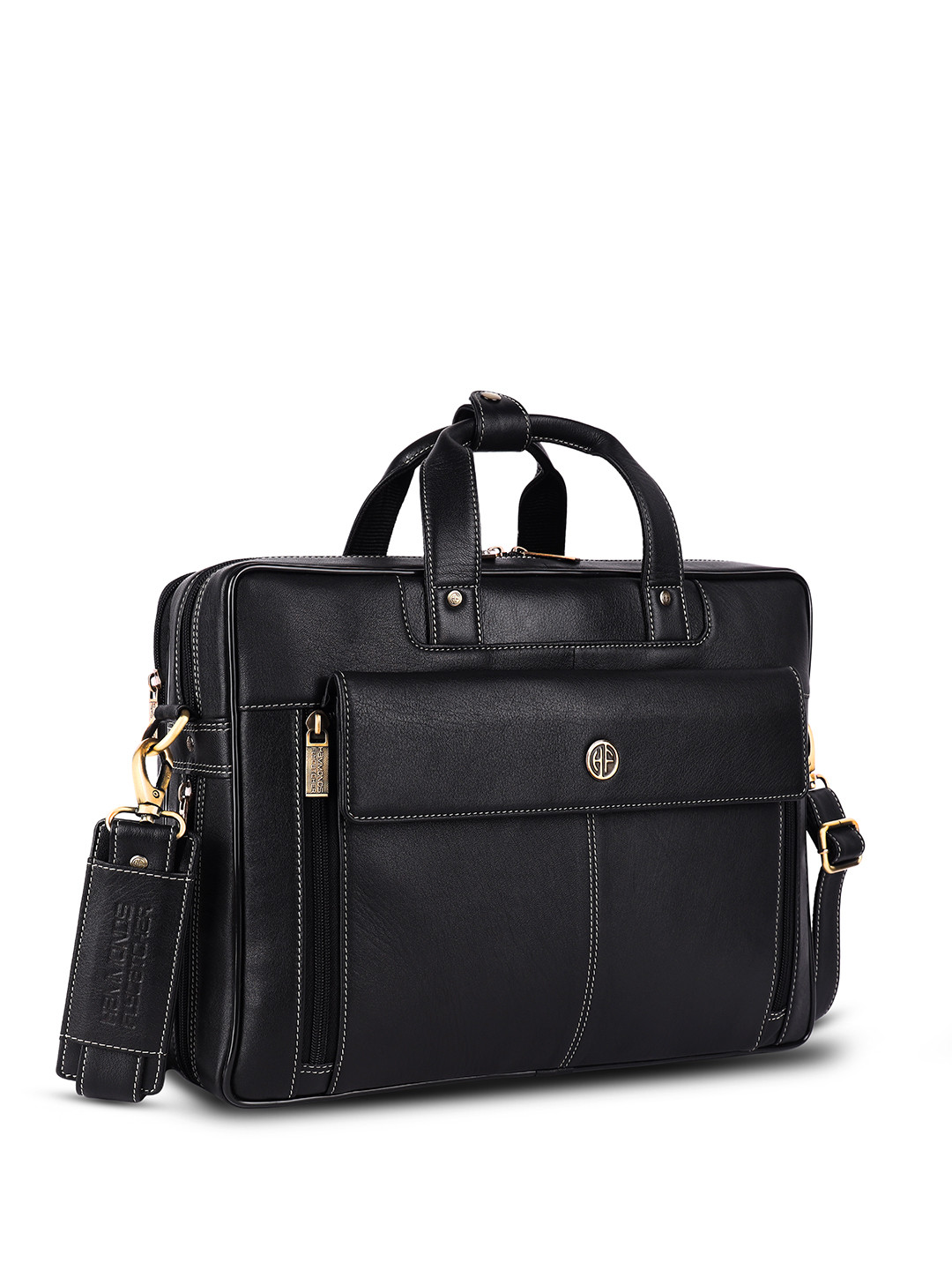 HAMMONDS FLYCATCHER Men Leather Laptop Bag with Padded Laptop Slot