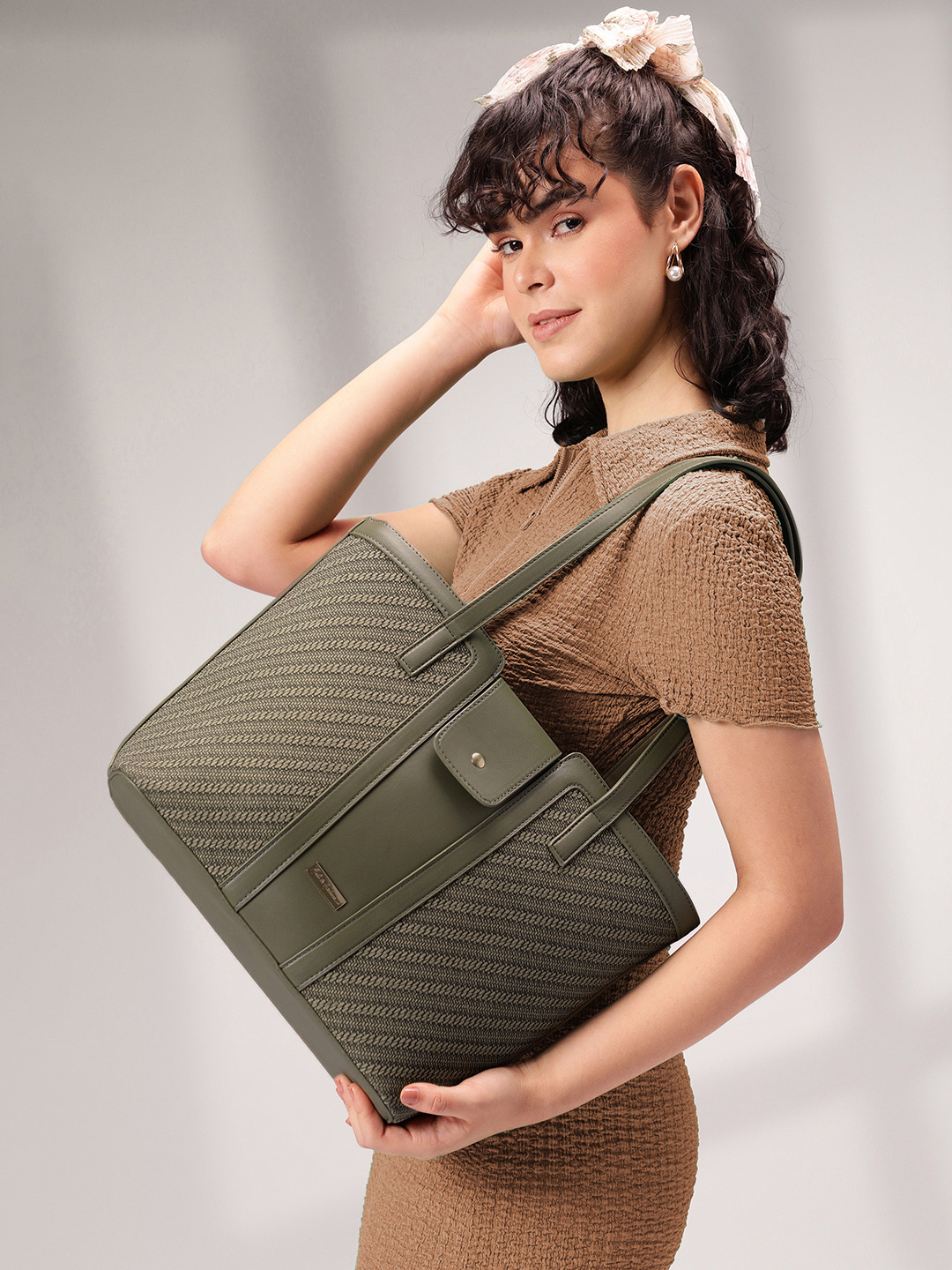Mast & Harbour Women Shopper Office Tote Bag