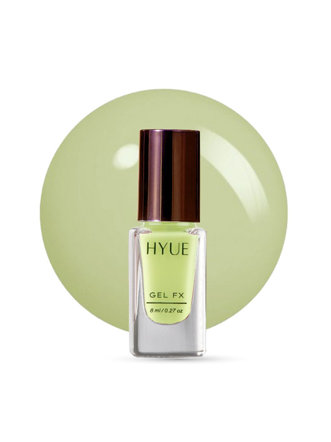 HYUE Gel FX Nail Paint Limoncello Quick Dry and Chip Resistant - 14 Day Long Wear - 8ml