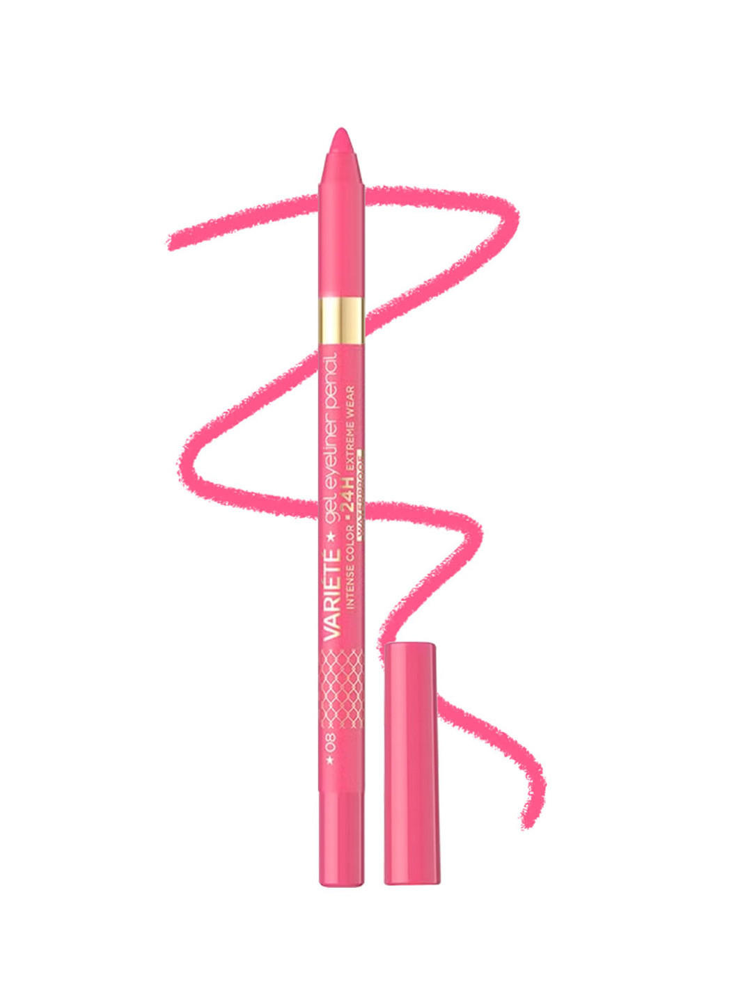 Eveline Cosmetics Variete Highly Pigmented Gel Eyeliner Pencil - 1.3 g - Pink 09