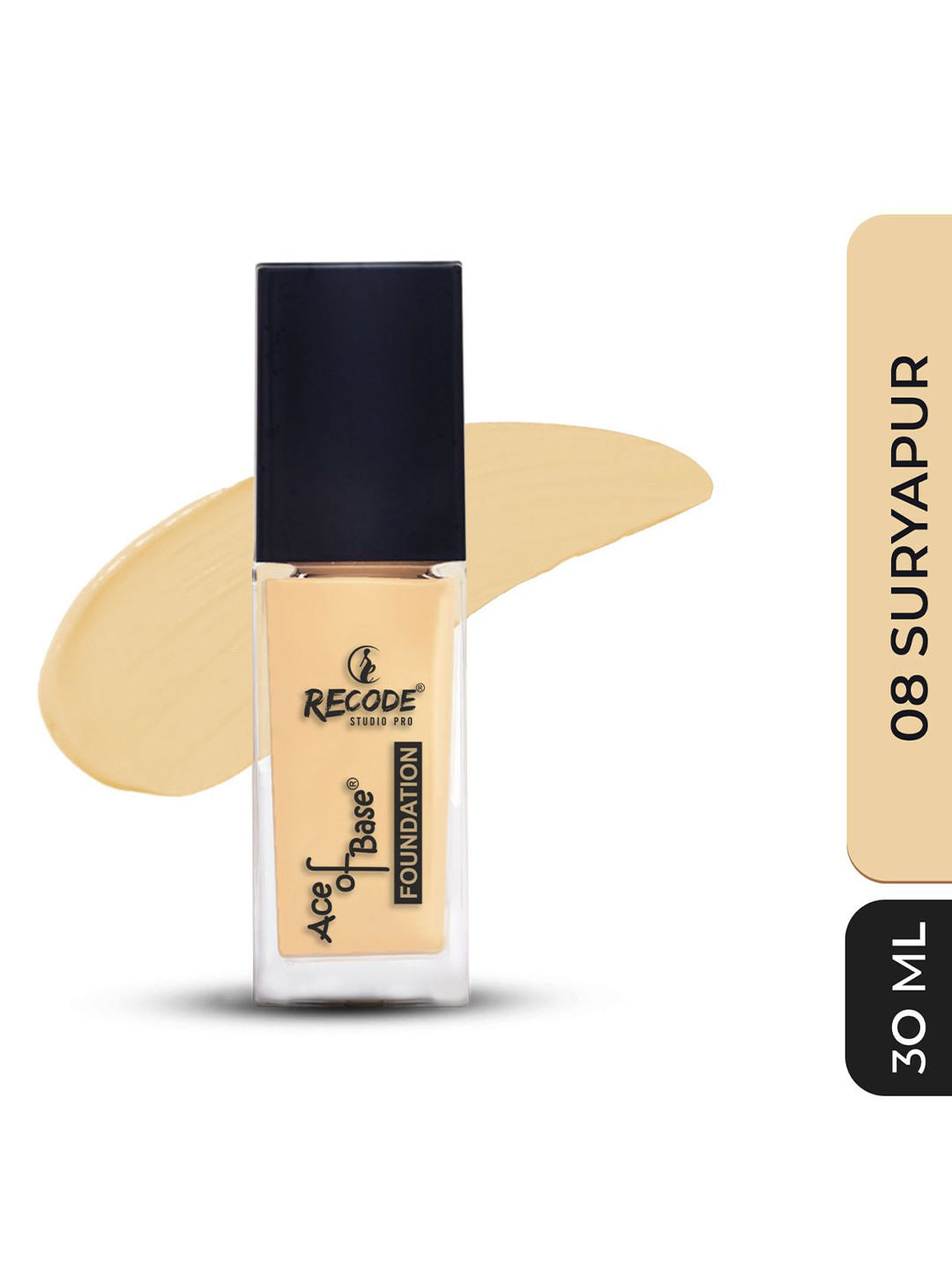 Recode Ace Of Base Foundation - 30 ml - Suryapur 08