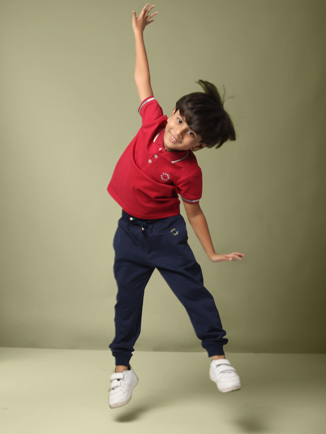 PILOLO Boys Polo Collar T-shirt