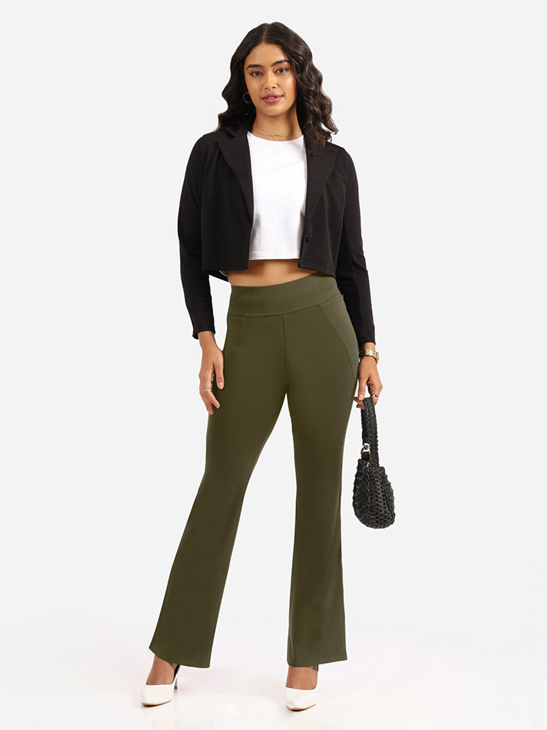 Blissclub AM:PM Cotton Flare Pants -Regular