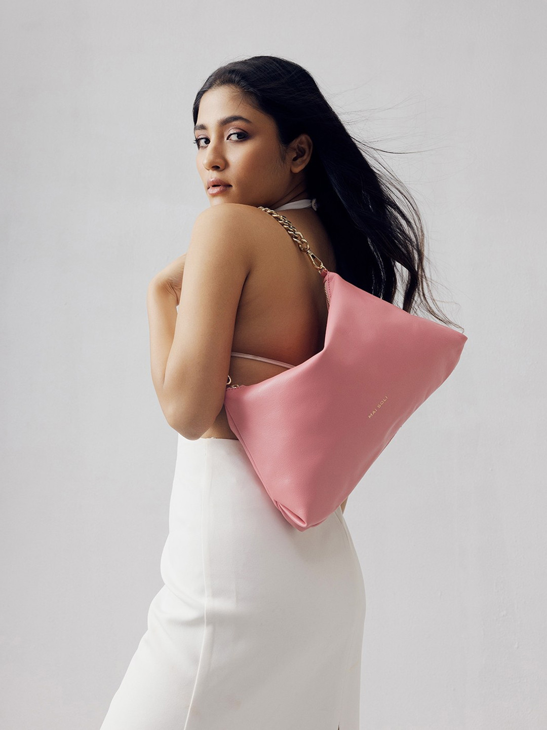 Women Rose  Genuine Leather Kim Shoulder Bag