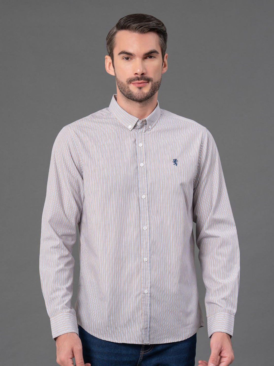 Red Tape Men Striped Casual Shirt