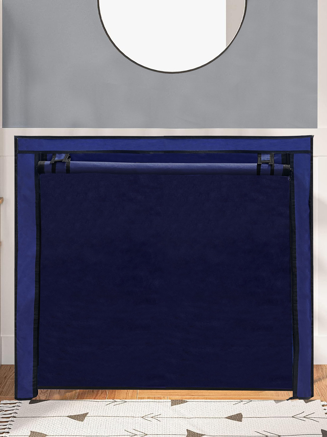 Urban Choice Blue 12 Layer Waterproof Shoe Rack Cover