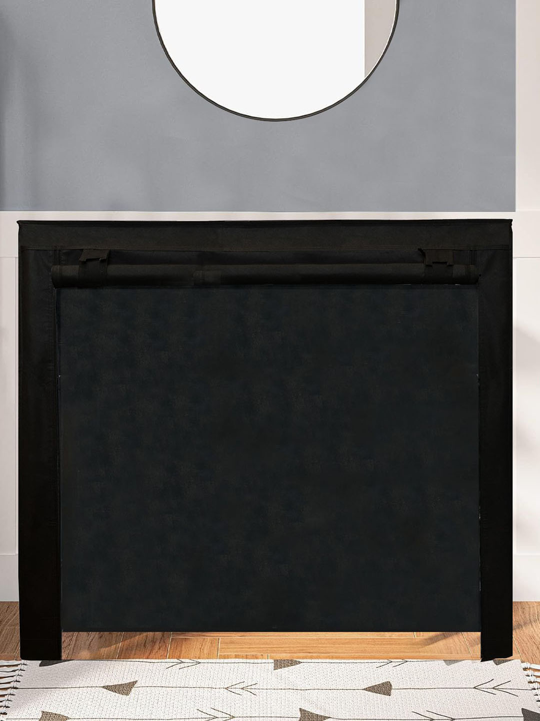 Urban Choice Black Waterproof 12 Layer Shoe Rack Cover