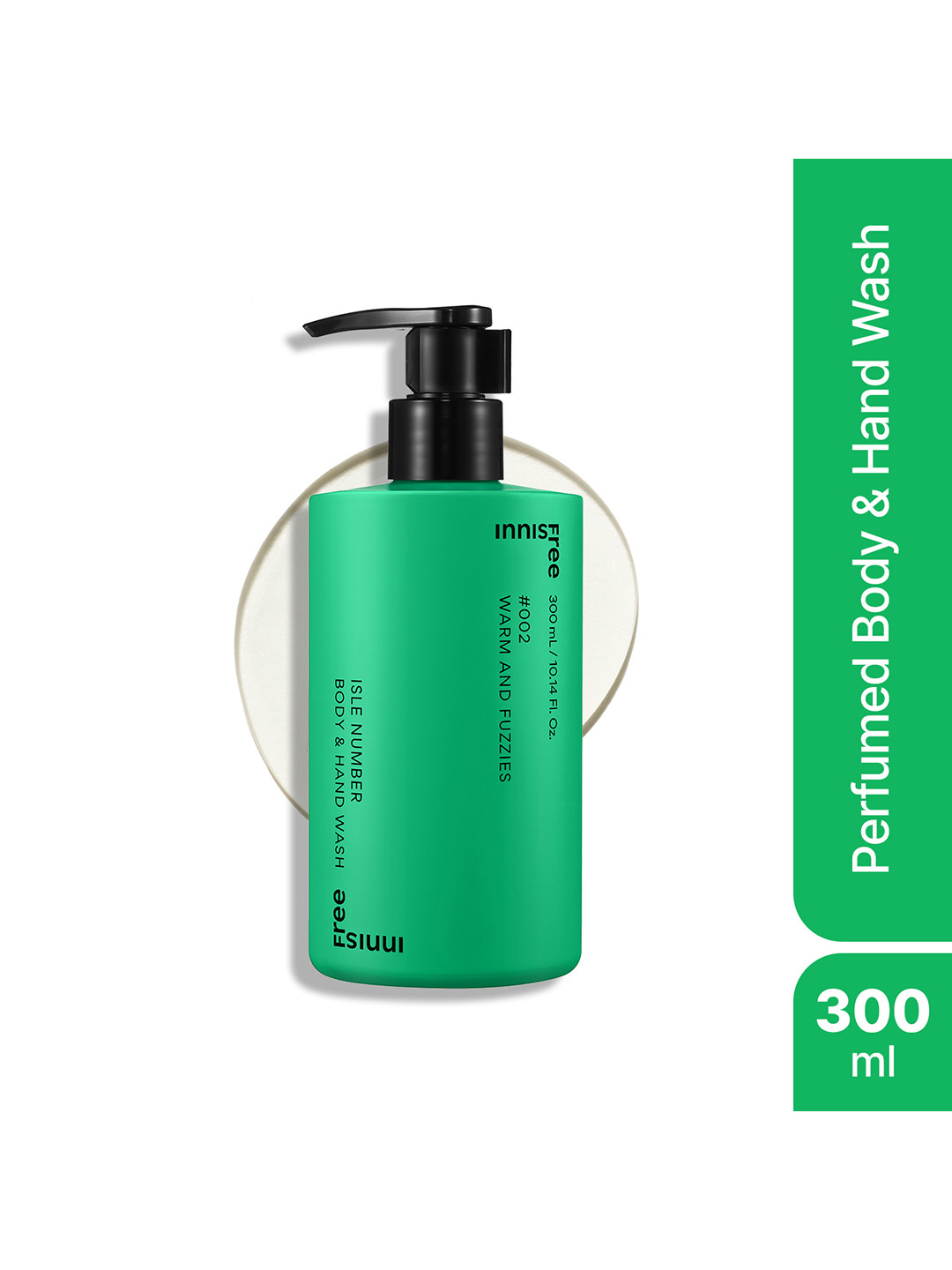 Innisfree Isle Number Body & Hand Wash For Deep Cleansing 300ml - Warm & Fuzzies
